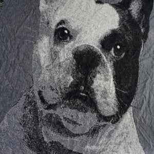 French Bulldog Love Heavy Cotton Multipurpose Knitted BlanketHome Decor