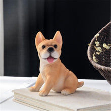 Load image into Gallery viewer, French Bulldog Love Lifelike Resin FigurinesHome DecorFawn - Sitting