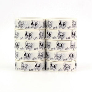 French Bulldog Love Masking Tape - 10 pcsHome Decor