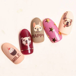 French Bulldog Love Nail Art Stickers-Accessories-Accessories, Dogs, French Bulldog, Nail Art-4