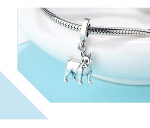 French Bulldog Love Silver PendantDog Themed Jewellery