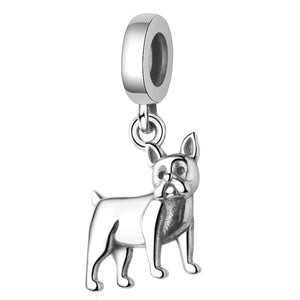 French Bulldog Love Silver PendantDog Themed JewelleryOption 2 - Standing Frenchie