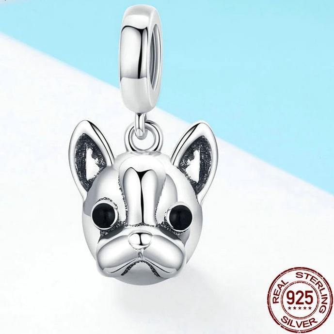 French Bulldog Love Silver PendantPendant