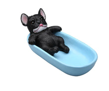 Load image into Gallery viewer, Frenchies in a Tub Multipurpose Organiser or Soap Dish-Home Decor-Bathroom Decor, Dogs, French Bulldog, Home Decor-13