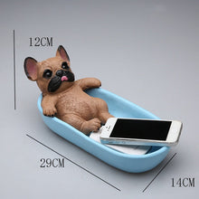 Load image into Gallery viewer, Frenchies in a Tub Multipurpose Organiser or Soap Dish-Home Decor-Bathroom Decor, Dogs, French Bulldog, Home Decor-14