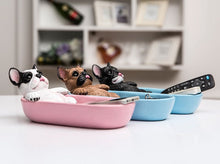 Load image into Gallery viewer, Frenchies in a Tub Multipurpose Organiser or Soap Dish-Home Decor-Bathroom Decor, Dogs, French Bulldog, Home Decor-7