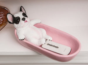Frenchies in a Tub Multipurpose Organiser or Soap Dish-Home Decor-Bathroom Decor, Dogs, French Bulldog, Home Decor-9