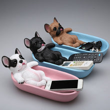 Load image into Gallery viewer, Frenchies in a Tub Multipurpose Organiser or Soap Dish-Home Decor-Bathroom Decor, Dogs, French Bulldog, Home Decor-1