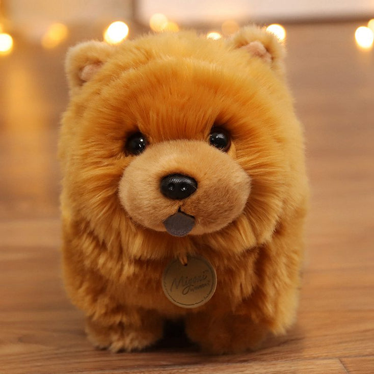 Fuzzy Chow Chow Stuffed Animal Plush Toy-Soft Toy-Chow Chow, Dogs, Home Decor, Soft Toy, Stuffed Animal-16