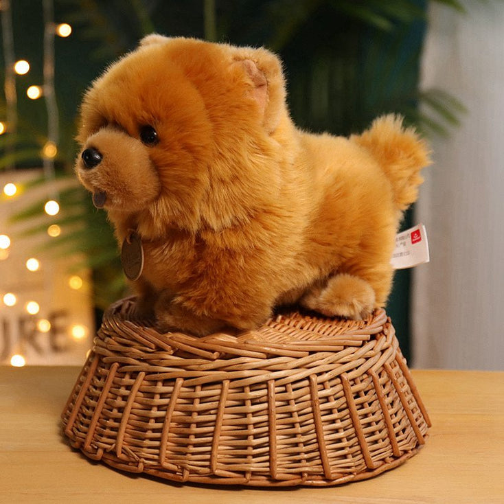 Fuzzy Chow Chow Stuffed Animal Plush Toy-Soft Toy-Chow Chow, Dogs, Home Decor, Soft Toy, Stuffed Animal-2