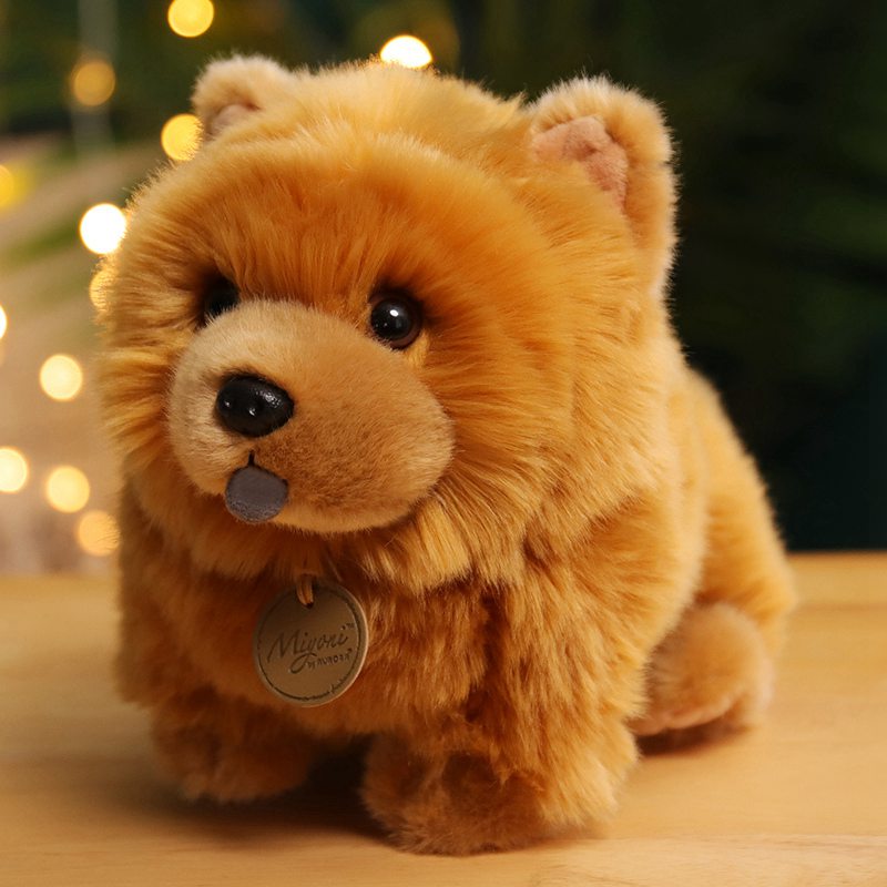 Fuzzy Chow Chow Stuffed Animal Plush Toy-Soft Toy-Chow Chow, Dogs, Home Decor, Soft Toy, Stuffed Animal-1