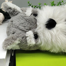 Load image into Gallery viewer, Image of two schnauzer slippers - front close up view