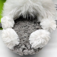 Load image into Gallery viewer, Image of two schnauzer slippers - back close up view