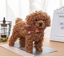 Load image into Gallery viewer, Fuzzy Standing Toy Poodle stuffed Animal Plush Toy-Soft Toy-Dogs, Home Decor, Soft Toy, Stuffed Animal, Toy Poodle-11