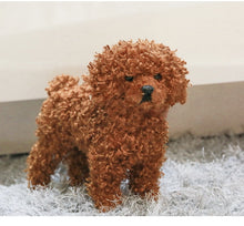 Load image into Gallery viewer, Fuzzy Standing Toy Poodle stuffed Animal Plush Toy-Soft Toy-Dogs, Home Decor, Soft Toy, Stuffed Animal, Toy Poodle-2