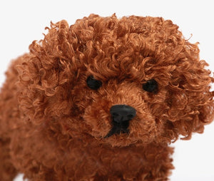 Fuzzy Standing Toy Poodle stuffed Animal Plush Toy-Soft Toy-Dogs, Home Decor, Soft Toy, Stuffed Animal, Toy Poodle-3