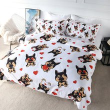 Load image into Gallery viewer, Infinite German Shepherd Love Duvet Cover and Pillow Cases Bedding Set-Home Decor-Bedding, Dogs, German Shepherd, Home Decor-German Shepherd-AU King-1