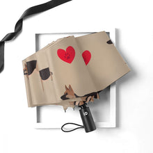 Load image into Gallery viewer, German Shepherd Love Automatic Umbrella-Accessories-Accessories, Dogs, German Shepherd, Umbrella-2