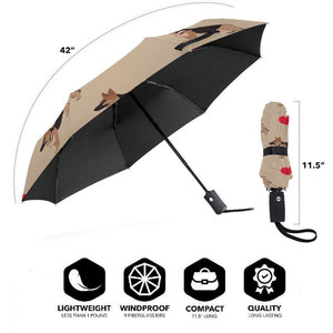 German Shepherd Love Automatic Umbrella-Accessories-Accessories, Dogs, German Shepherd, Umbrella-9