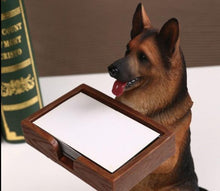 Load image into Gallery viewer, German Shepherd Love Business Card Holder Statue-Home Decor-Dogs, German Shepherd, Home Decor, Statue-2