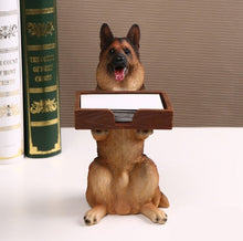 Load image into Gallery viewer, German Shepherd Love Business Card Holder Statue-Home Decor-Dogs, German Shepherd, Home Decor, Statue-1