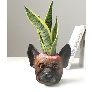 German Shepherd Love Decorative Flower Pot-Home Decor-Dogs, Flower Pot, German Shepherd, Home Decor-10