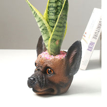 Load image into Gallery viewer, German Shepherd Love Decorative Flower Pot-Home Decor-Dogs, Flower Pot, German Shepherd, Home Decor-5
