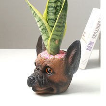 Load image into Gallery viewer, German Shepherd Love Decorative Flower Pot-Home Decor-Dogs, Flower Pot, German Shepherd, Home Decor-8