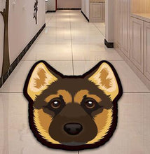 Load image into Gallery viewer, Image of a german shepherd rug in a hallway