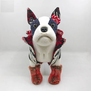 Glamorous Boston Terrier Soft Plush Toy-Home Decor-Boston Terrier, Dogs, Home Decor, Soft Toy, Stuffed Animal-6