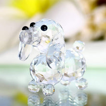 Load image into Gallery viewer, Image of a glass dachshund figurine