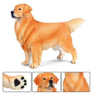 Golden Retriever Love Lifelike Statue FigurineHome Decor