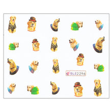 Load image into Gallery viewer, Image of super cute golden retriever nails in different designs