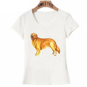 Golden Retriever Love Womens T ShirtApparel