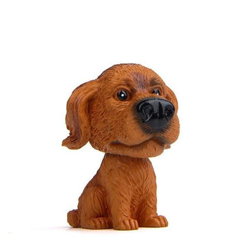Golden Retriever Miniature Car Bobblehead 360x