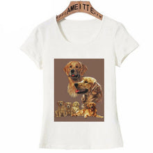 Load image into Gallery viewer, Image of a super cute and timeless Golden Retriever t-shirt