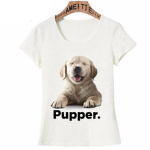 Load image into Gallery viewer, Image of a Golden Retriever t-shirt featuring an adorable Golden Retriever puppy design