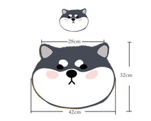 Load image into Gallery viewer, Goofy Face Shiba Inu Love Canvas Handbags-Accessories-Accessories, Bags, Dogs, Shiba Inu-21