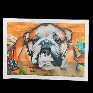 Graffiti Bulldog Canvas Print Poster-Home Decor-Dogs, English Bulldog, Home Decor, Poster-12X18-2
