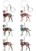 Load image into Gallery viewer, Beautiful Great Dane Love Enamel Keychains-Accessories-Accessories, Dogs, Great Dane, Keychain-1
