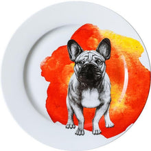 Load image into Gallery viewer, Great Dane Love 10&quot; Bone China Dinner PlatesHome DecorFrench Bulldog