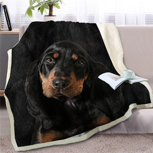Great Dane Love Soft Warm Fleece Blanket-Home Decor-Blankets, Dogs, Great Dane, Home Decor-16