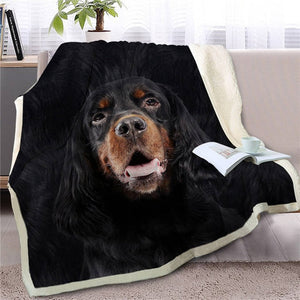 Great Dane Love Soft Warm Fleece Blanket-Home Decor-Blankets, Dogs, Great Dane, Home Decor-7