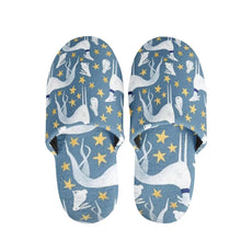 Load image into Gallery viewer, Image of Greyhound slippers in the most delightful Greyhounds in all colors design.