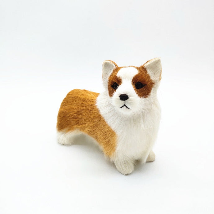 Handmade Corgi Stuffed Animal Plush Toys-Soft Toy-Corgi, Dogs, Home Decor, Soft Toy, Stuffed Animal-Red-1