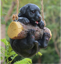 Load image into Gallery viewer, Hanging Black Labrador Garden Statue-Home Decor-Black Labrador, Dogs, Home Decor, Labrador, Statue-2