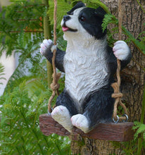 Load image into Gallery viewer, Hanging Border Collie Love Garden Statue-Home Decor-Border Collie, Dogs, Home Decor, Statue-1