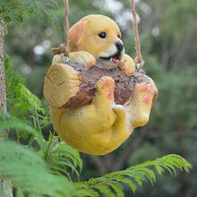 Load image into Gallery viewer, Hanging Yellow Labrador Garden Statue-Home Decor-Dogs, Home Decor, Labrador, Statue-2