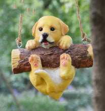 Load image into Gallery viewer, Hanging Yellow Labrador Garden Statue-Home Decor-Dogs, Home Decor, Labrador, Statue-6