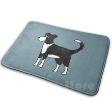 Load image into Gallery viewer, Happy Border Collie Love Floor Rug-Home Decor-Border Collie, Dogs, Home Decor, Rugs-Border Collie-Medium-2
